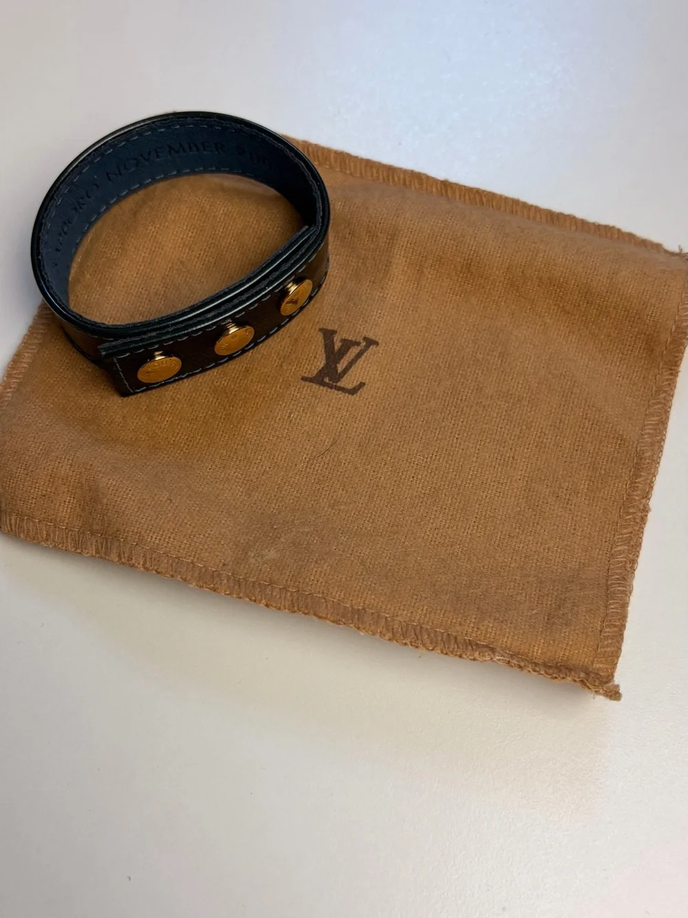 Louis Vuitton Vernis Damier Bracelet with COA/Dustbag